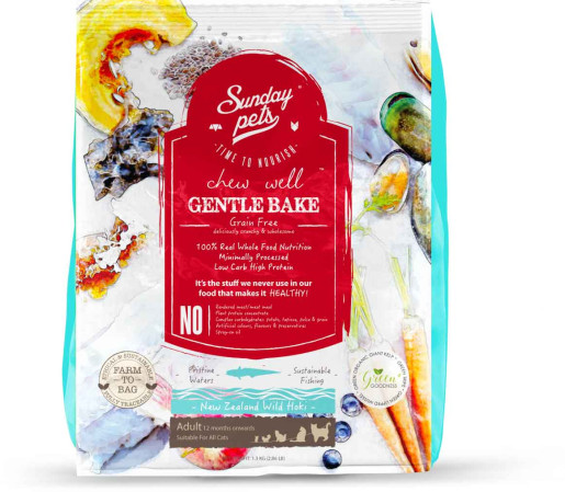 detail SUNDAYPETS GEN.BAKE Hoki cat, 1.3kg